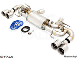 Premium exhaust system for BMW G29 Z4 Series sDrive M40i, featuring stainless steel construction and dual tips.