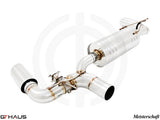 Premium exhaust system for BMW G30/G31 5 Series 520i/530i/xi I-4 (B48) 2021-2023, featuring stainless steel construction.