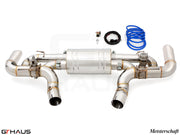 Premium performance exhaust system for BMW G42 2 Series 240i/xi/M240i I-6 (B58) featuring stainless steel construction.