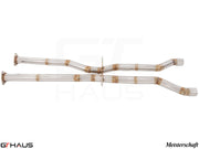 Cat-back mid pipe for 2011 Bentley Continental GT and GT Speed, featuring high-quality stainless steel construction.