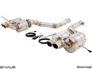 Premium exhaust system for Bentley Continental GT, featuring stainless steel construction and electronic valve control.