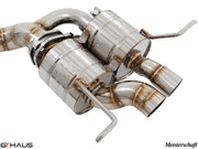 Premium exhaust system for Bentley Continental GT Speed, featuring stainless steel construction and advanced valve control.