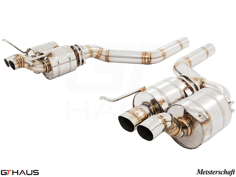 Premium exhaust system for Bentley Continental GT Speed, featuring stainless steel construction and enhanced performance.