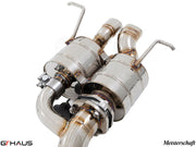 Premium exhaust system for Bentley Continental GT V8/V8s/W12, featuring stainless steel construction and advanced valve control.