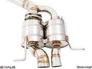 Premium exhaust system for Bentley Continental GT V8/W12, featuring stainless steel construction and precision engineering.