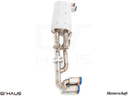 Premium exhaust system for Ferrari F430 Coupe/Spider, featuring stainless steel construction and performance-enhancing design.