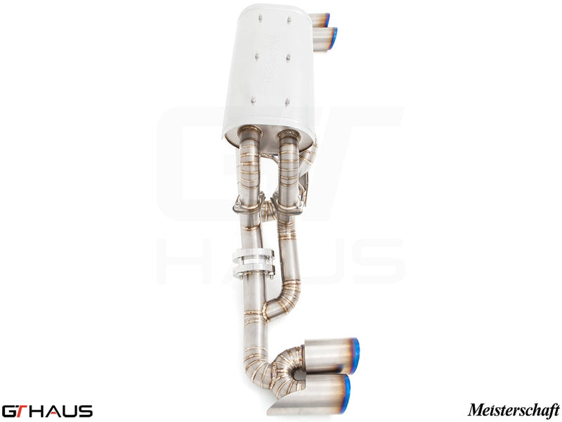 Premium exhaust system for Ferrari F430 Coupe/Spider, featuring stainless steel construction and performance-enhancing design.