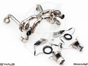 Premium exhaust system for Ferrari F430 Scuderia Coupe, featuring stainless steel construction and electronic valve control.