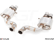 Premium performance exhaust system for Ferrari F599 GTB/GTO V12 Coupe, featuring stainless steel construction and enhanced sound.