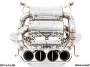 Premium exhaust system for Lamborghini Aventador LP700/720/750-4 Coupe, featuring stainless steel construction and sleek design.