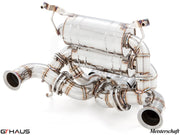Premium stainless steel exhaust system for Lamborghini Aventador LP700/720/750-4, enhancing performance and sound.