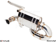 Premium stainless steel exhaust system for Lamborghini Gallardo V10 Coupe, designed for enhanced performance and sound.