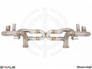 Premium performance exhaust system for Lamborghini Gallardo V10 LP550/560/570, featuring high-quality stainless steel construction.
