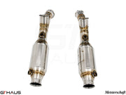 Premium sport catted pipes for 2006 Lamborghini Murcielago LP620 SR 400, enhancing performance and sound.