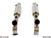 Premium sport catted pipes for Lamborghini Murcielago LP640, enhancing performance and sound with durable stainless steel construction.