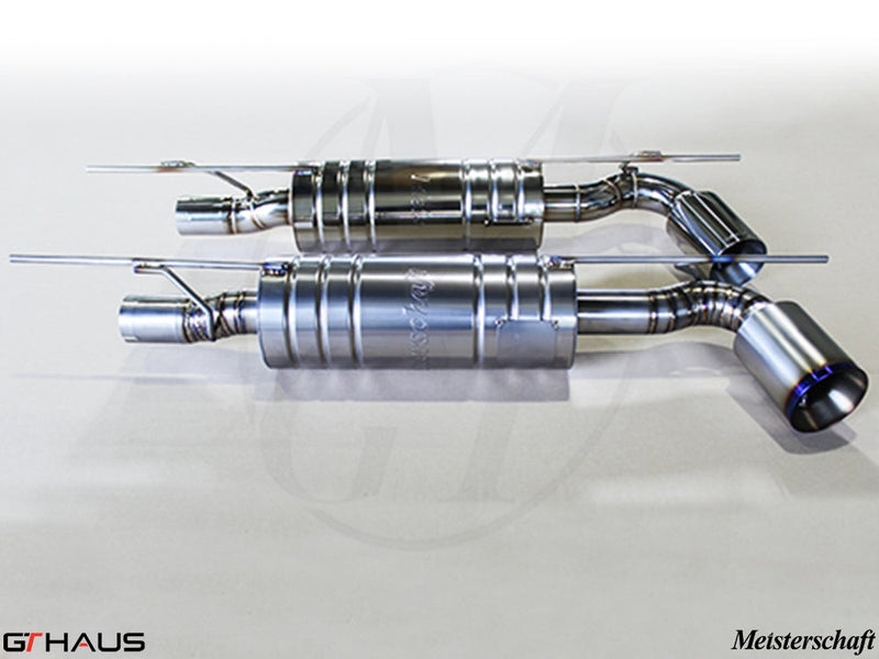 Premium stainless steel exhaust system for Lotus Elise/Exige SC/Exige [2000-2021], featuring Meisterschaft brand craftsmanship.