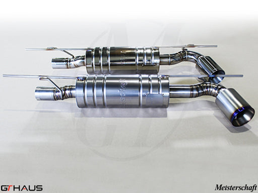Premium stainless steel exhaust system for Lotus Elise/Exige SC/Exige [2000-2021], featuring Meisterschaft brand craftsmanship.