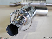 Premium exhaust system for Lotus Elise/Exige SC/Exige [2000-2021], featuring polished stainless steel construction.