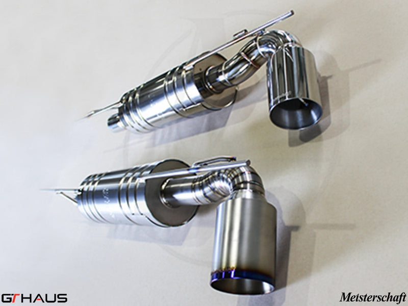 Premium performance exhaust system for Lotus Elise/Exige SC, featuring stainless steel construction and precision engineering.