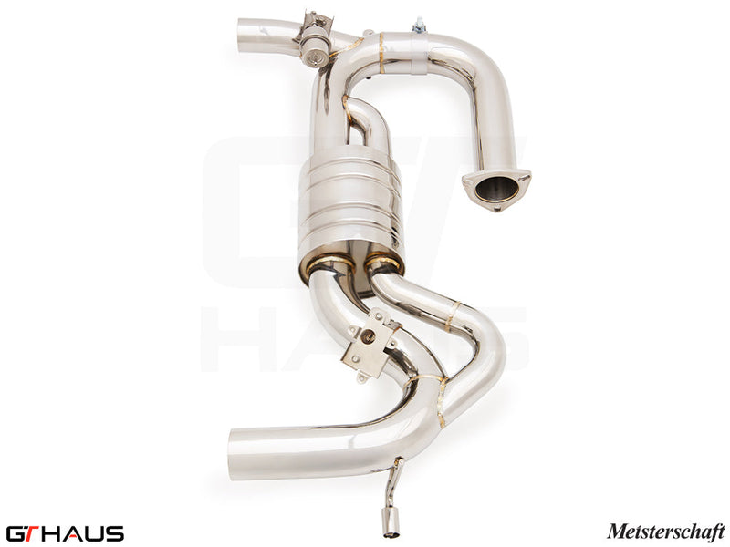 Premium performance exhaust system for Lotus Emira I4 2.0T, featuring stainless steel construction and advanced design.
