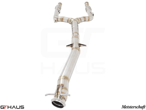 Premium cat-back exhaust pipes for 2016-2018 Mercedes-Benz A205 C-convertible C400/450/43, enhancing performance and sound.