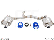 Premium exhaust system for Mercedes-Benz A205 C-convertible C400/450/43 AMG, featuring stainless steel construction and electronic valve control.