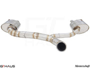 Premium exhaust system for Mercedes-Benz A205 C-convertible C400/450/43 AMG, featuring stainless steel construction and precision design.