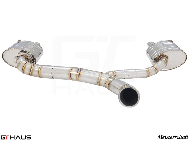 Premium exhaust system for Mercedes-Benz A205 C-convertible C400/450/43 AMG, featuring stainless steel construction and precision design.