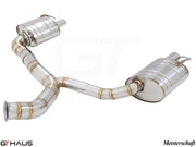 Premium stainless steel exhaust system for Mercedes-Benz A205 C-convertible C400/450/43 AMG, enhancing performance and sound.