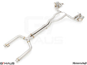 Premium exhaust system for Mercedes-Benz A205 C63 convertible, featuring V8 4.0 Bi-turbo design for enhanced performance.
