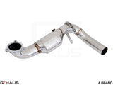 Premium down pipes for Mercedes-Benz C117 CLA 45 AMG 2014-2019 with 400 CEL sport cats, designed for CLA 250 model.