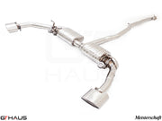 Premium performance exhaust system for Mercedes-Benz C117 CLA 45 AMG and CLA250, featuring stainless steel construction and electronic valve control.