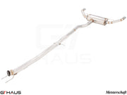 Premium exhaust system for Mercedes-Benz C117 CLA 45 AMG (2014-2019), featuring stainless steel construction and enhanced performance.