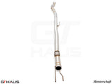 Full cat-back LSR pipes for 2020+ Mercedes-Benz C118 CLA 45 AMG, designed for enhanced performance and sound.