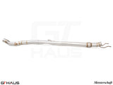 Full cat-back LSR pipes for Mercedes-Benz C118 CLA 45 AMG 2020+, designed for enhanced performance and sound.