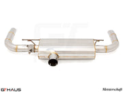 Premium performance exhaust system for Mercedes-Benz C118 CLA45/45S AMG, featuring stainless steel construction and enhanced sound.