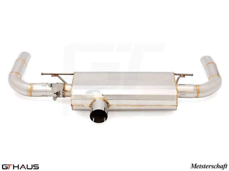 Premium performance exhaust system for Mercedes-Benz C118 CLA45/45S AMG, featuring stainless steel construction and enhanced sound.