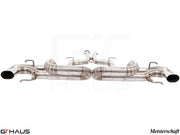 Premium stainless steel exhaust system for Mercedes-Benz C197 SLS Coupe/Roadster, enhancing performance and sound.