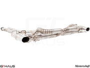 Premium performance exhaust system for Mercedes-Benz C197 SLS Coupe/Roadster, featuring stainless steel construction and advanced design.