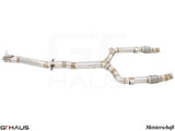 Premium cat-back exhaust pipes for Mercedes-Benz C205 C-Coupe 2017-2023 C43, enhancing performance and sound.