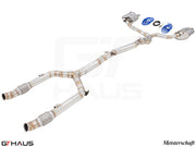 Premium performance exhaust system for Mercedes-Benz C205 C-Coupe C43 AMG V6 Bi-turbo, enhancing sound and efficiency.