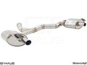 Premium exhaust system for Mercedes-Benz C205 C-Coupe C43 AMG, featuring stainless steel construction and performance design.