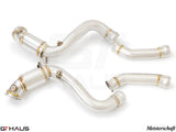 Mercedes-Benz C205 C-Coupe 2015-2018 down pipes with OBD2 and 400 CEL sport cats for enhanced performance.
