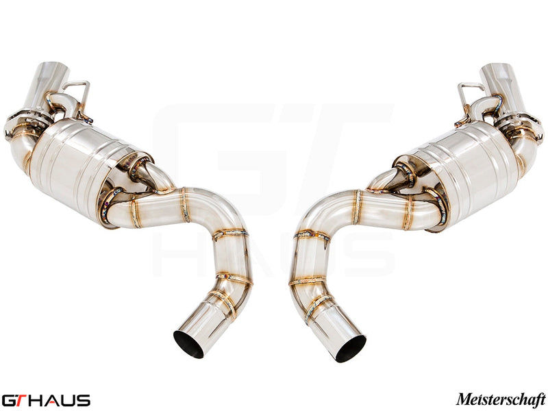 Premium stainless steel exhaust system for Mercedes-Benz C217 S-Class Coupe S550/S560 V8 Bi-Turbo, enhancing performance and sound.