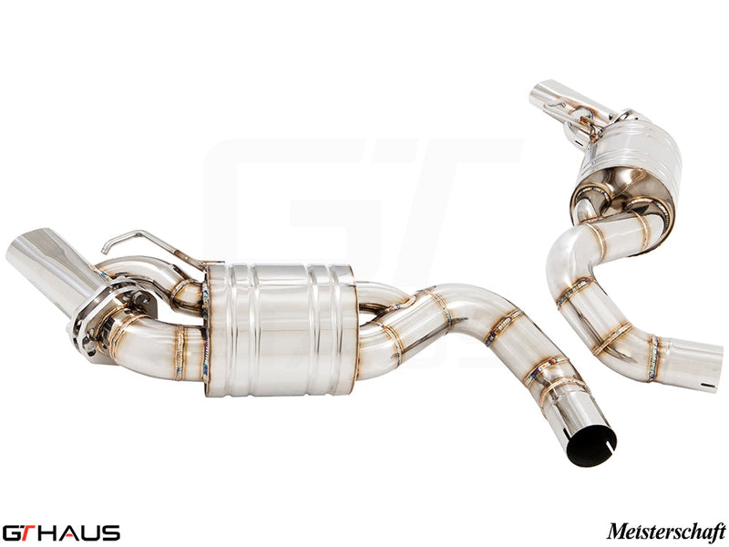 Premium stainless steel exhaust system for Mercedes-Benz C217 S-Class Coupe S550/S560 V8 Bi-Turbo, enhancing performance and sound.