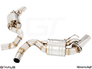 Premium exhaust system for Mercedes-Benz C217 S-Class Coupe S550/S560, featuring stainless steel construction and performance design.
