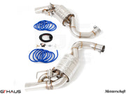 Premium performance exhaust system for Mercedes-Benz C217 S-Class Coupe S63, featuring stainless steel construction and electronic valve control.