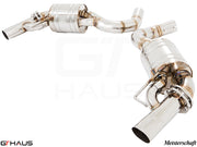 Premium exhaust system for Mercedes-Benz C217 S-Class Coupe S63, featuring stainless steel construction and enhanced performance.