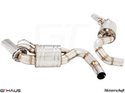 Premium stainless steel exhaust system for Mercedes-Benz C217 S-Class Coupe S63 AMG, enhancing performance and sound.