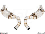 Premium exhaust system for Mercedes-Benz C217 S-Class Coupe S63, featuring stainless steel construction and performance design.